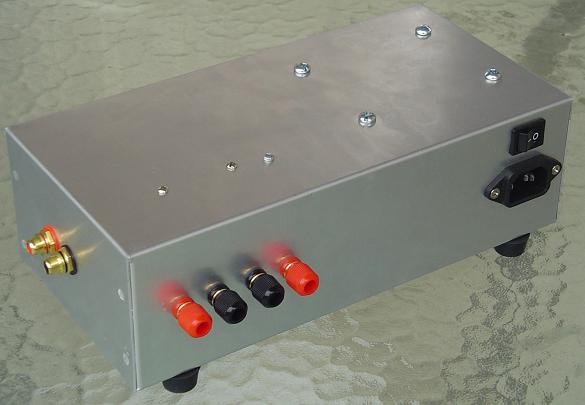 Finished AMP6 T-Amp - Rear View