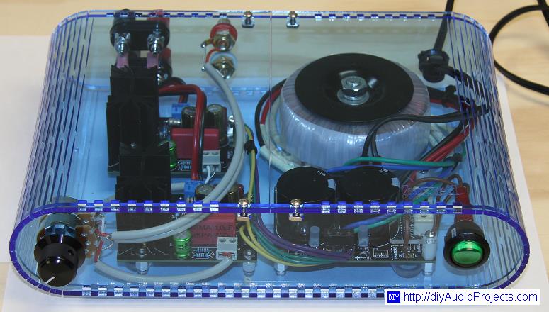 Finished Gobo LM1875 Stereo Audio Amplifier Kit
