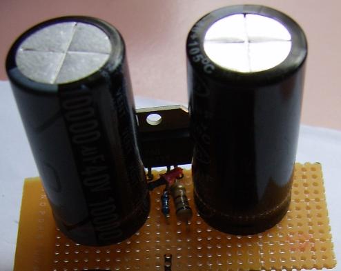 Add the filtering capacitors
