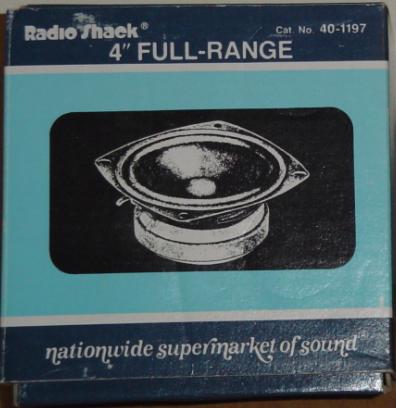 Radio Shack 40-1197 Blue Box