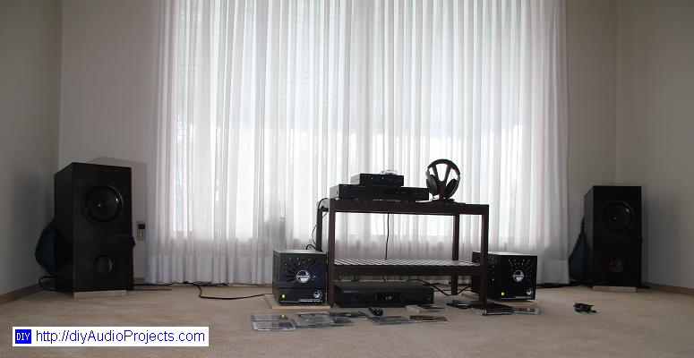 Audio Nirvana Classic 8 Drivers in CommonSense Audio Monitor MkII Speaker Enclosures