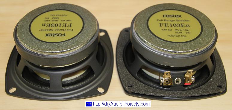 Fostex FE103En Fullrange Speaker Driver - Motor and Frame
