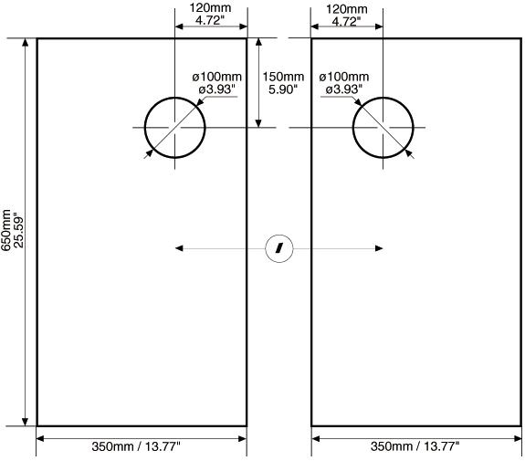 Fostex FE108 Sigma Spiral Horn Box Drawing