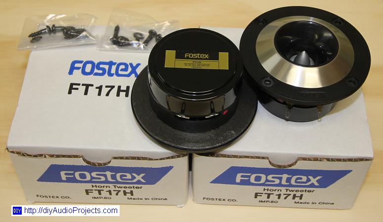 Fostex FT17H Horn Tweeter Packaging Contents