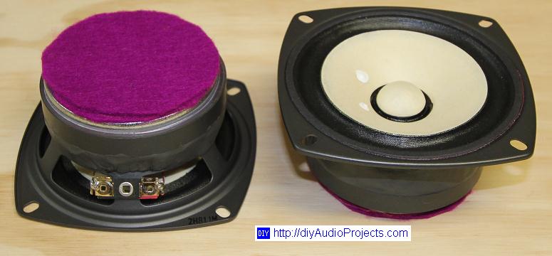 Modified and tweaked Fostex FE103En fullrange speaker driver