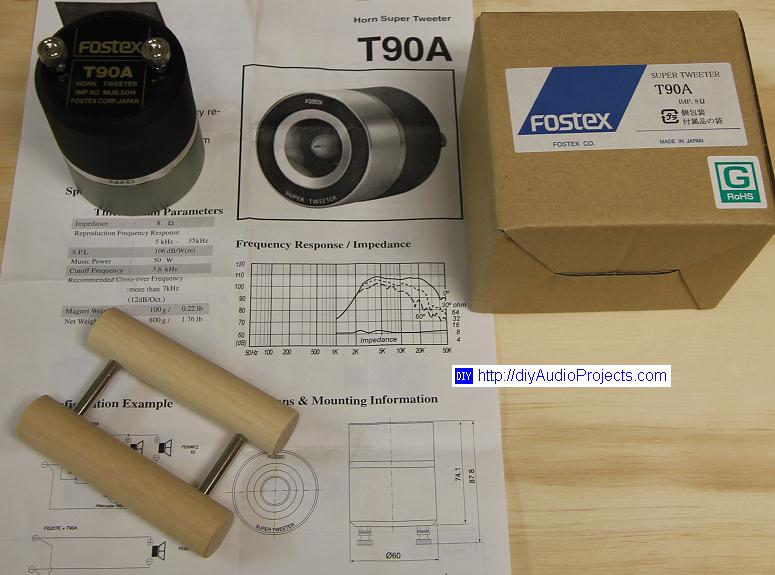 Fostex T90A Horn Super Tweeter and Top-Mount Stand