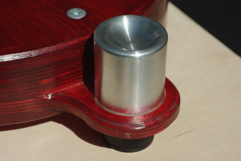 Completed Turntable Feet - Suspension