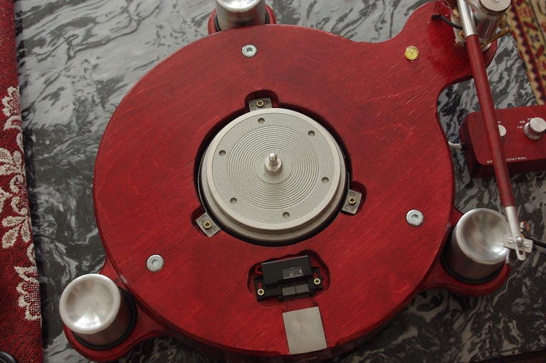 Finished DIY Record Player without Turntable Platter