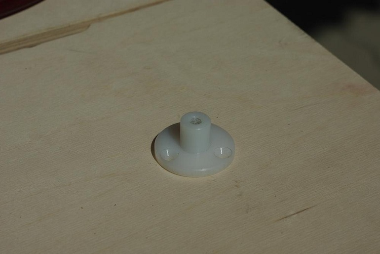 Mounting Hardware for Adjustable Turntable Support Feet