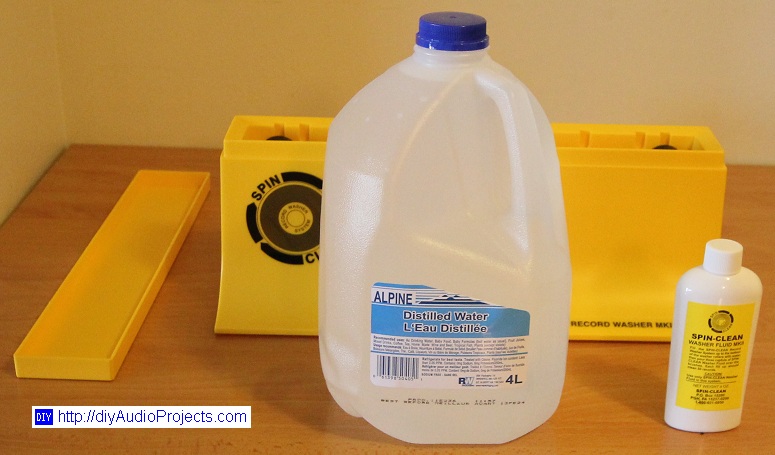 Use Distilled Water with Spin-Clean LP Record Washer System
