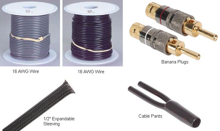 DIY Speaker Cable Parts