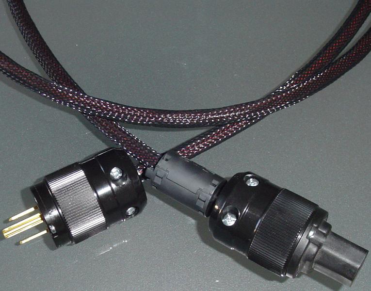 Finished DIY Audio Belden 83803 Mains Power Cable
