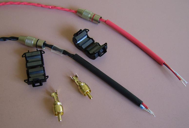 Prior to Soldering RCA Plugs