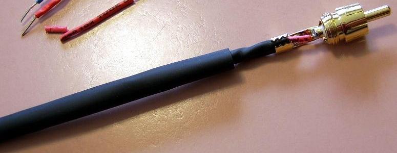 Soldered RCA Plugs