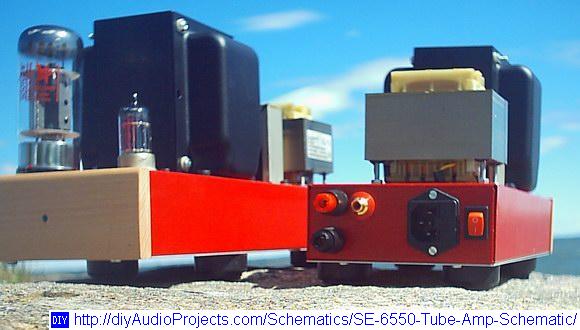DIY Single-Ended 6550 Tube Monoblock Amp