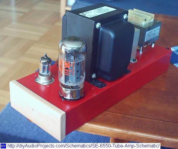 DIY Single-Ended 6550 Tube Monoblock Amp