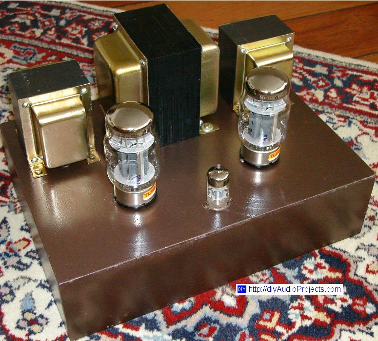 DIY Single-Ended KT88 Tube Amplifier