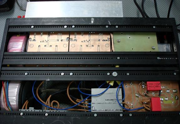 Underside View of Class A Mosfet Amplifier