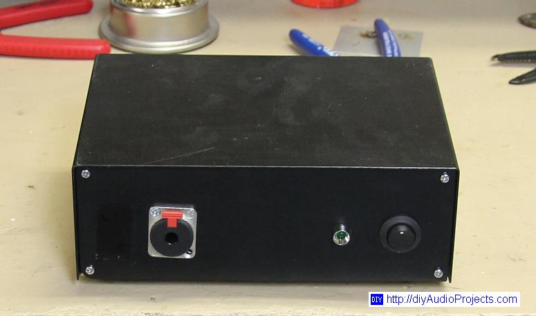 Second Finished Class-A MOSFET Headphone Amplifier
