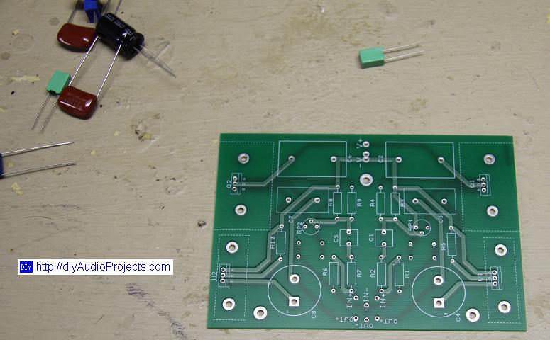 PCB for Class-A MOSFET Headphone Amplifier