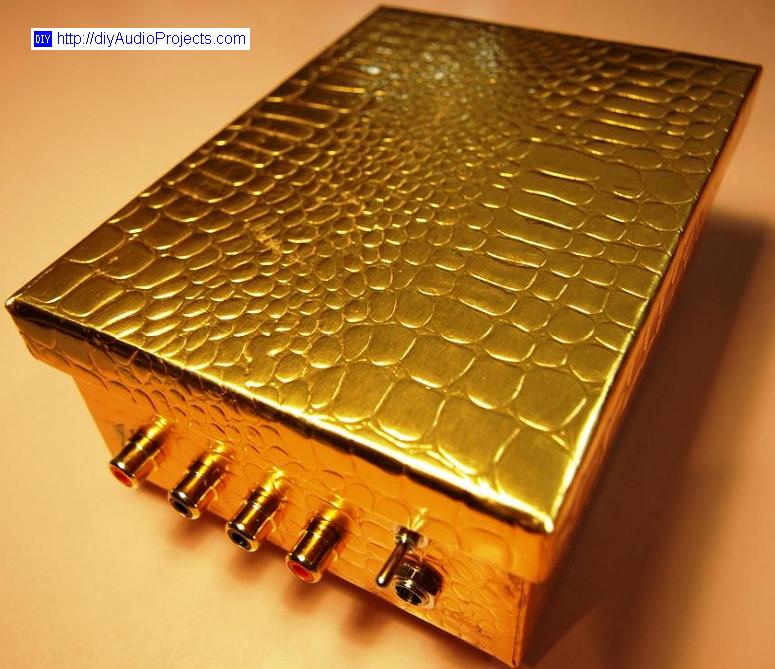 DIY JFET Phono Preamp in Chocolate Box
