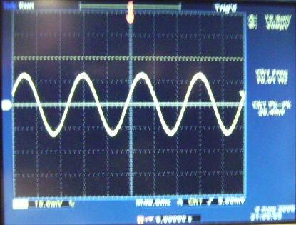 10Hz Sine Wave Response