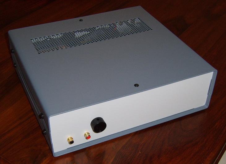 Front View - Class-A 2SK1058 MOSFET Amplifier