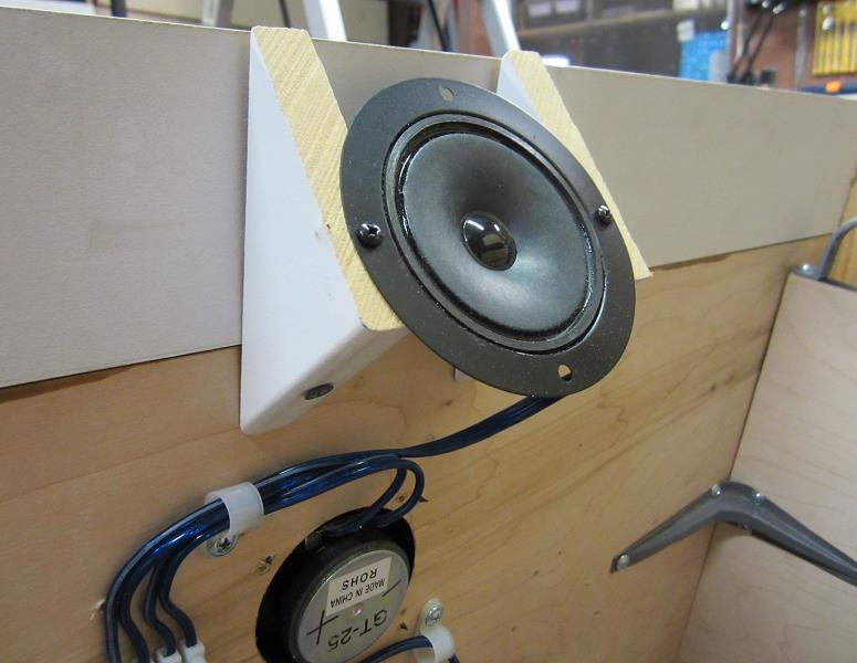 Rear View Showing Goldwood GT-25 Tweeters