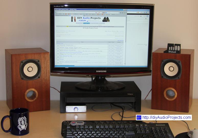 Fostex FE103En Nearfield Monitor Speakers