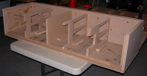 Hi-Vi Tower Enclosure - MDF and Bracing