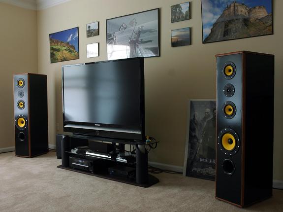 Finished Hi-Vi 3 Way TowerSpeakers