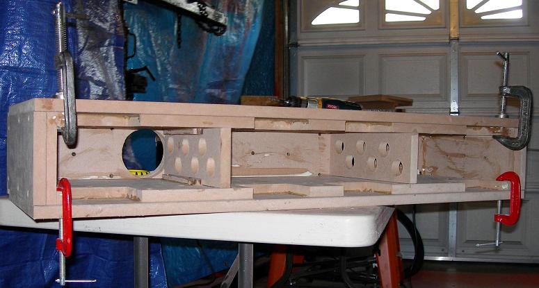 HiVi Center Channel Speaker Box Assembly