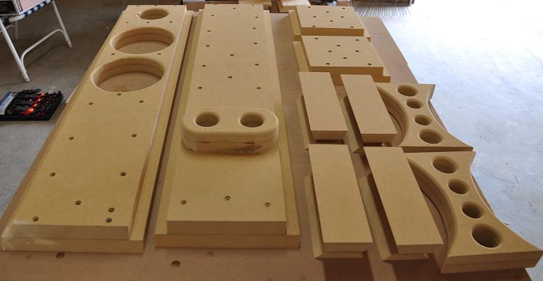 Cut Panels for Ion Loudspeaker Enclosure