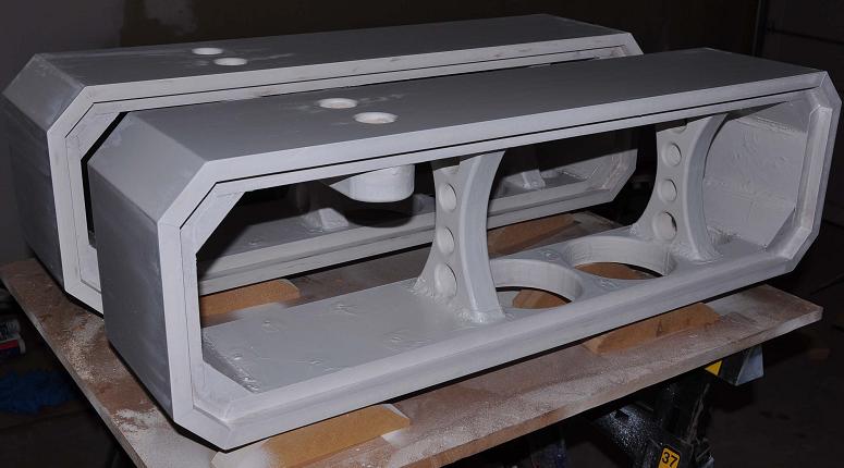 Apply Primer to Speaker Box