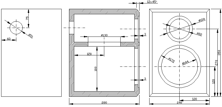 Seas Granite Speaker Enclosure Plan
