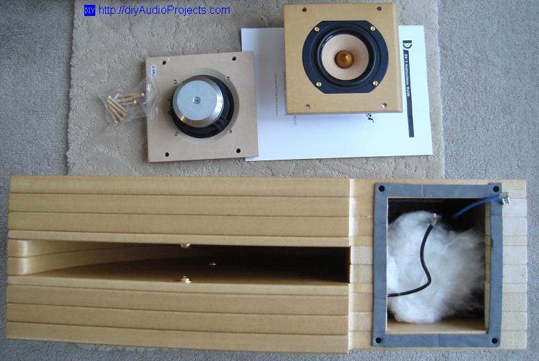 Tang Band D4-1 Horn Speaker Kit Construction