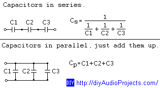 Capacitors in Series and Parallel