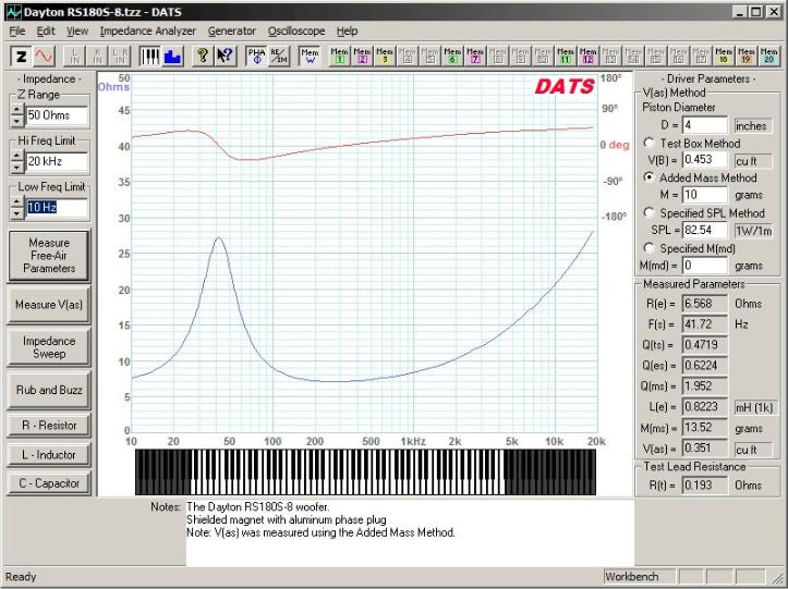 Software - Dayton Audio Test System (DATS)