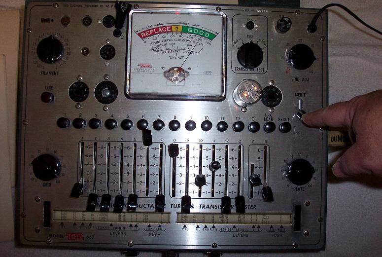 EICO 667 Dynamic Conductance Tube and Transistor Tester