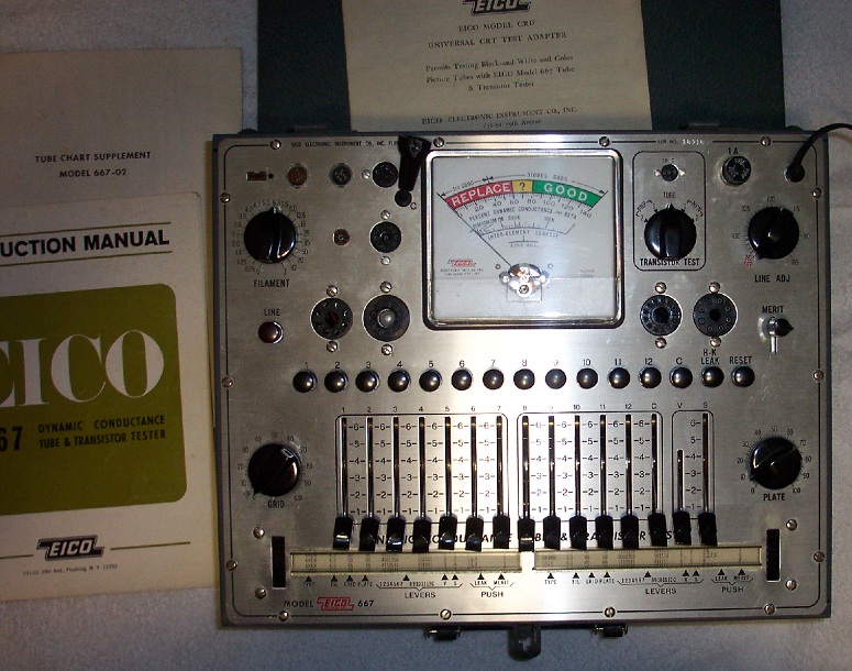 EICO 667 Dynamic Conductance Tube and Transistor Tester