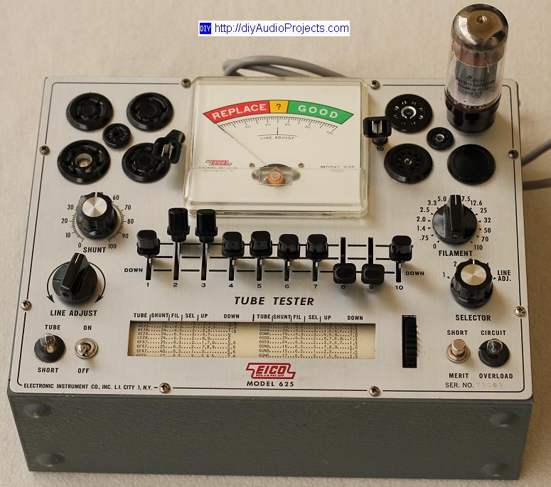 EICO 625 Vacuum Tube (Valve) Tester
