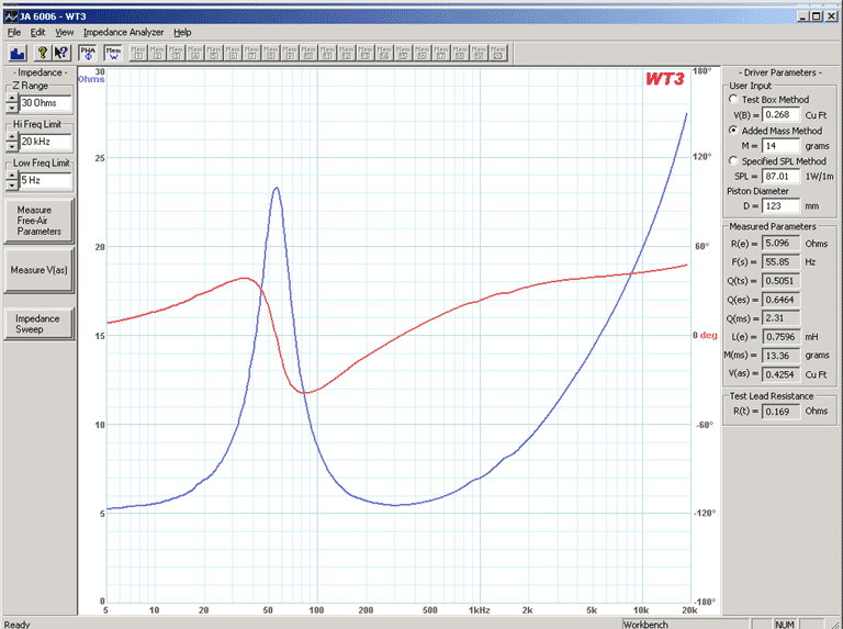 Software - Dayton Audio Woofer Tester 3 (WT3)