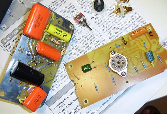 PCBs for 12AX7 Preamplifier Kit