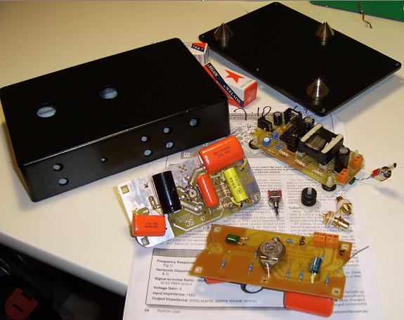 12AX7 PCBs and Enclosure
