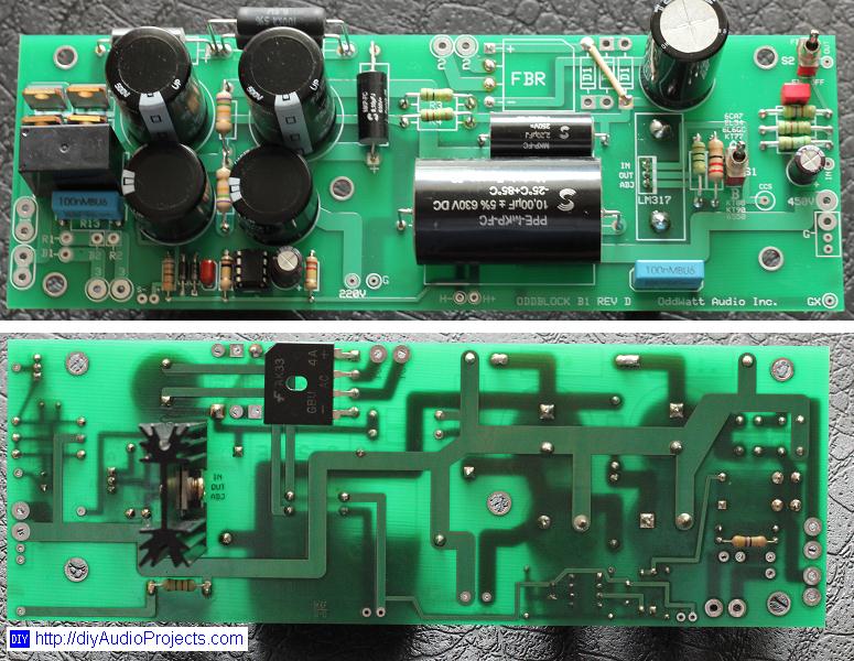 KT88 Push-Pull Amp Kit PCB