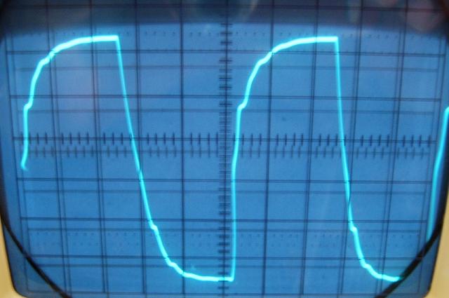 10kHz Square Wave Response of 6T9 Tube Amp