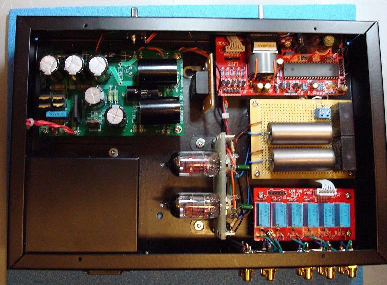 DIY ECC802S Tube SRPP Preamplifier Project