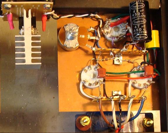 EL84 PP Amplifier Circuitry on Copper Clad Boards