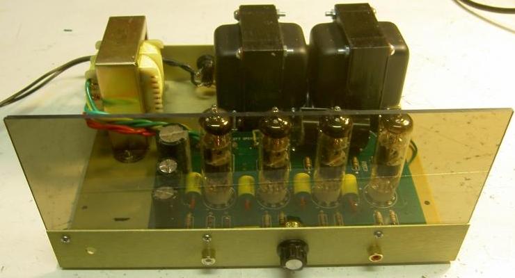 Front View - K-12M Tube Amplifier