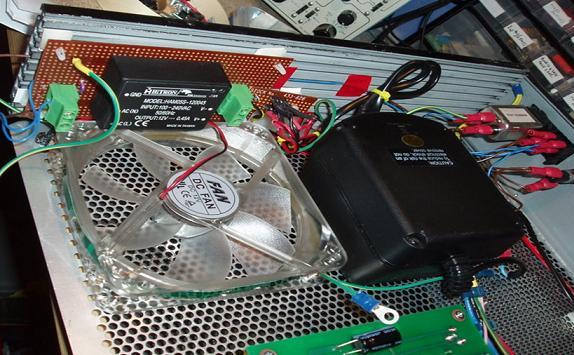 Step Down Transformer and Cooling Fan